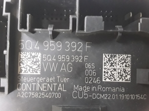 Skoda Octavia III (2013–2019) Front door control unit 5Q4959392F - 2