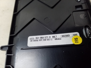 Volkswagen Passat B8 (2014–2023) Salongi konsooli muu osa 3G1864571H - 3