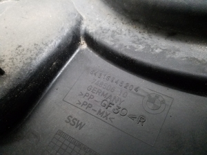 BMW 5 SERIES E61 (2004–2010) Innenraumluftfiltergehäuse 6945204 - 5