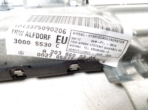 Mercedes Benz CLC-Class 203 (2001–2007) Airbag für vordere Türen A2038602205 - 2