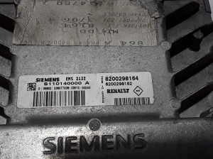 RENAULT Scenic (2003–2010) Engine control unit 8200298164 - 2