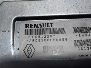 RENAULT Laguna II (2001–2007) Getriebesteuergerät 8200512207 - 2