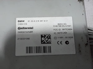 BMW 5 SERIES F11 (2010–2017) Control unit 9318367 - 2