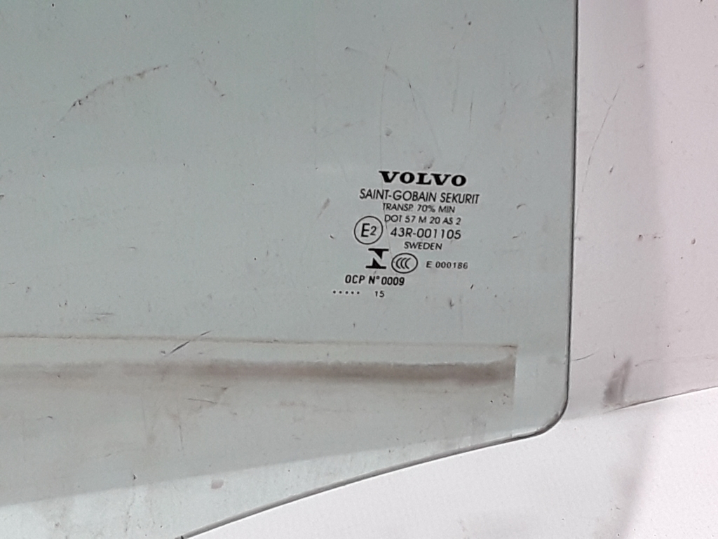 VOLVO V70 3 generation (2007-2020) Right Side Sliding Door Glass 31217998 22478406