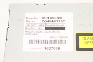 Mazda 6 (2007–2012) Autoraadio GS1E669RXC - 5