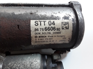 Citroen C4 Picasso (2013–2018) Anlasser 9675660680 - 2