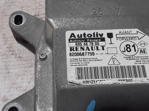 RENAULT Espace IV (2002–2014) Airbagsteuergerät 8200687759 - 2