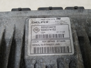 RENAULT Megane II (2002–2009) Motorsteuergerät 8200334419 - 3