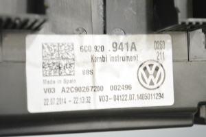 Volkswagen Polo V (2009–2017) Instrument cluster A2C90267200 - 4