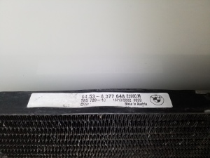 BMW 3 SERIES E46 (1998–2007) Kliimaradiaator 8377648 - 5