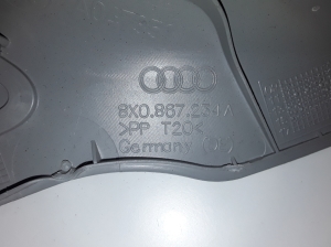 AUDI A1 8X (2010–2018) Priekšējā statņa iekšējā apdare pie stikla 8X0867234A - 2