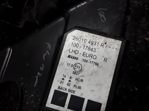 RENAULT Kangoo (2008–2020) Esituli 260104931R - 2