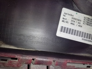 Mercedes Benz A-Class 177 (2018–2026) Rear bumper A1778851301 - 3