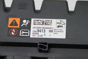Opel Astra J (2009–2017) Airbag module 13589413 - 4