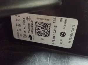 Volkswagen ID.4 I (2020–2026) Scheinwerfer vorne 11B941036E - 2
