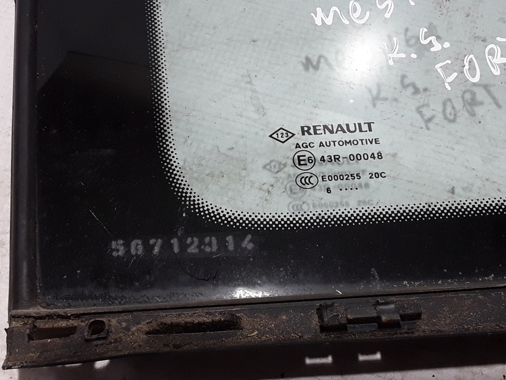 RENAULT Megane 4 generation (2016-2023) Left side rear body window 833075308R 22479445