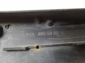  Front bumper number plate holder 