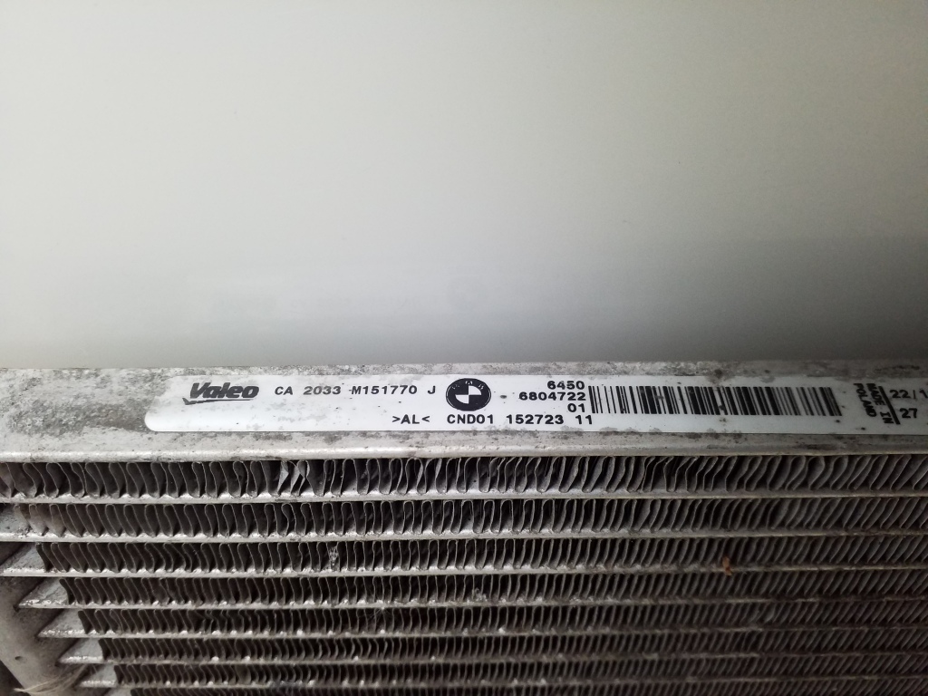 BMW 3 Series F30/F31 (2011-2020) A/C Radiator 6804722 24953359