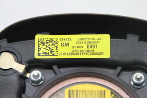 Opel Mokka (2012–2020) Stūres drošības spilvens 2460270P10 - 4