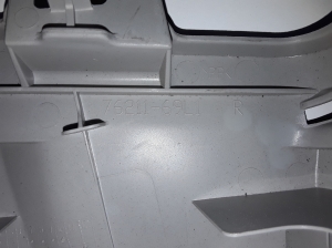 Suzuki Swift IV (2010–2017) B-pillar interior trim 7621169L1 - 2