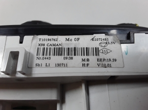 RENAULT Clio IV (2012–2019) Heater control panel T1019676Z - 3