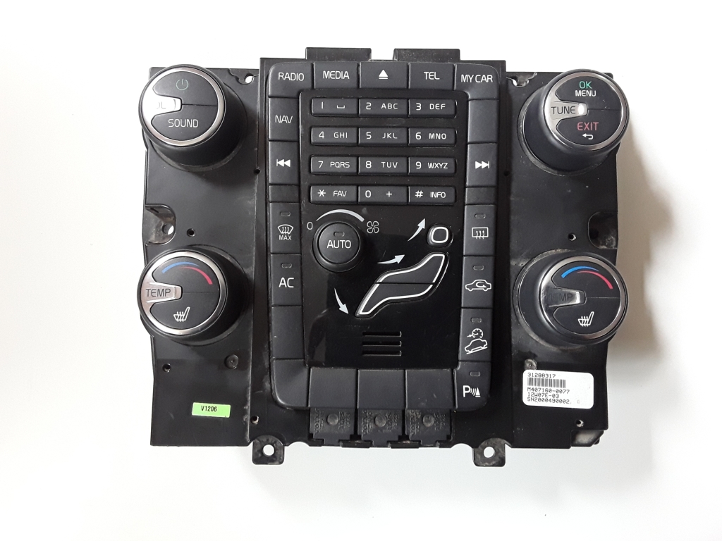 VOLVO XC60 1 generation (2008-2017) Klimata kontroles modulis 31288317 27647672