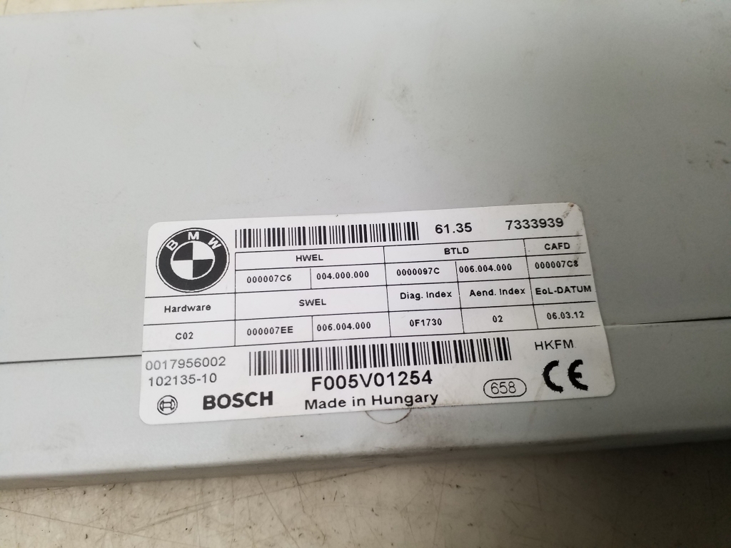 BMW 5 Series F10/F11 (2009-2017) Bootlid Control Unit 7333939 24955639