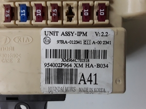 Kia Sorento (2009–2014) Komfortsteuergerät 97RA012341 - 2