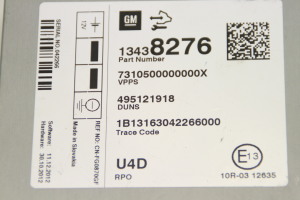 Opel Mokka (2012–2020) Module de commande 13438276 - 3