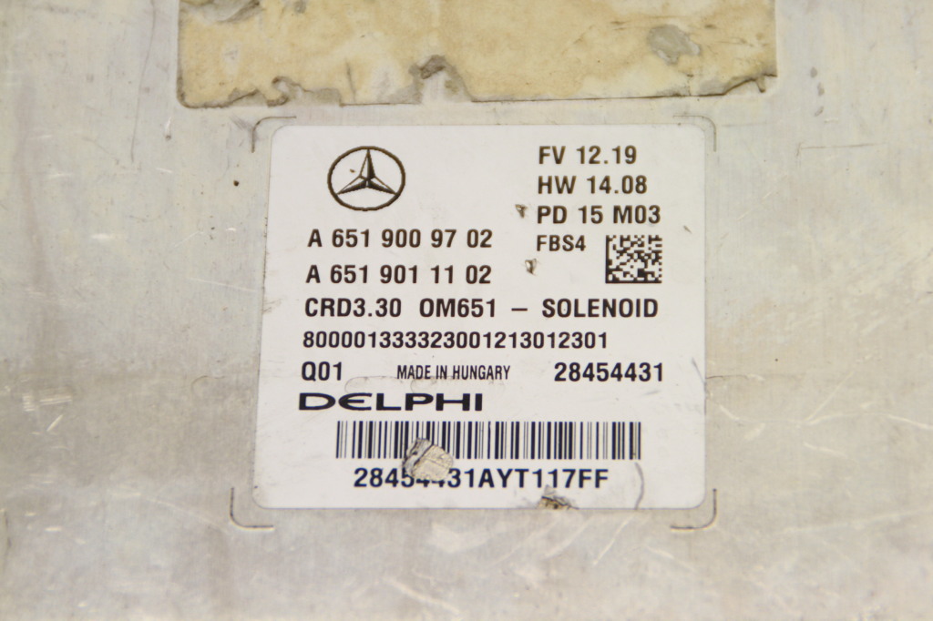 MERCEDES-BENZ A-Class W176 (2012-2018) Motorkontrolenhed ECU A6519009702 24716610