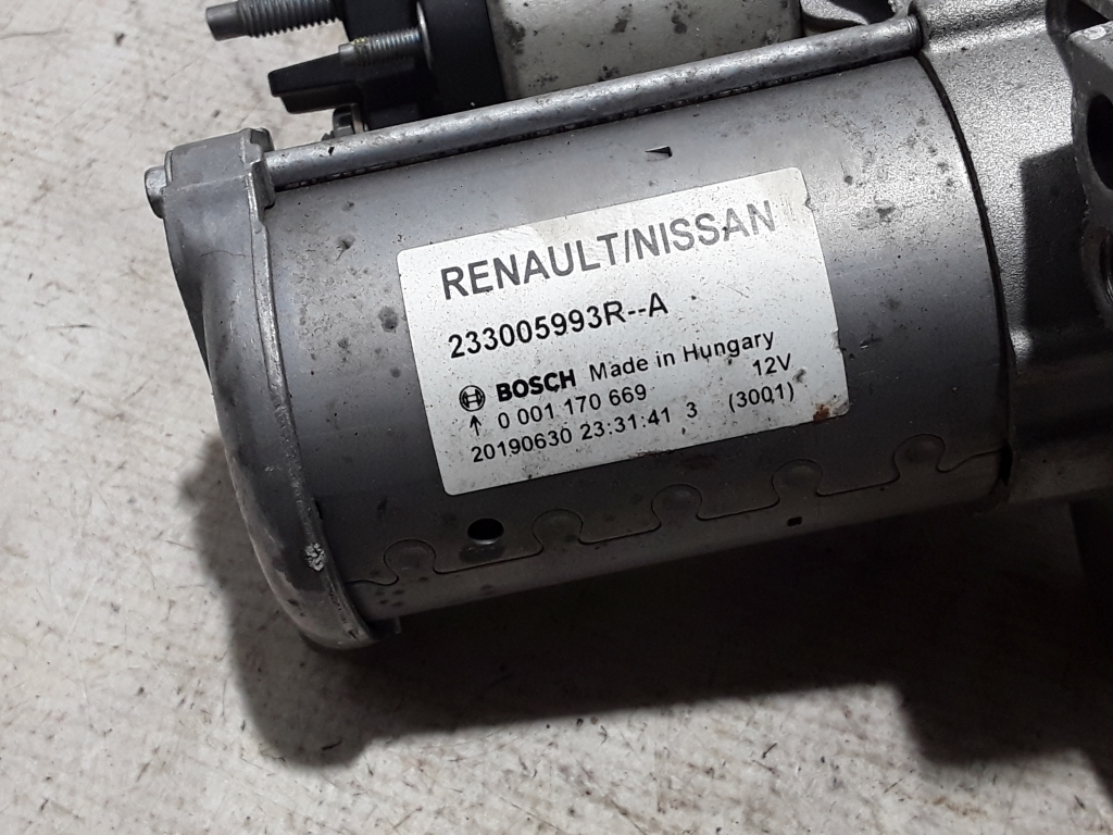 RENAULT Clio 5 generation (2019-2023) Starter Motor 233005993R 20989973