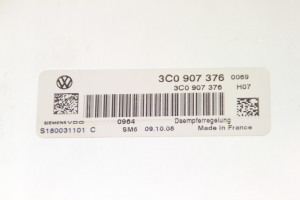 Volkswagen Passat CC CC (2008–2017) Gaisa piekares vadības bloks 3C0907376 - 3