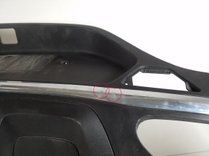Mercedes Benz GLC-Class 253 (2015–2019) Heckstoßstangen Unterspoiler A2538858400 - 8