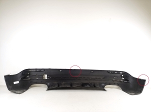 Mercedes Benz B-Class 247 (2018–2026) Rear bumper lower spoiler A2478854304 - 4