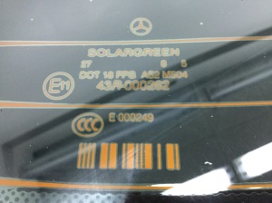 Mercedes Benz S-Class 221 (2005–2013) Aizmugures stikls A2216700980 - 3