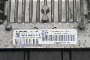 Peugeot 407 (2004–2010) Engine control unit 9655041480 - 3