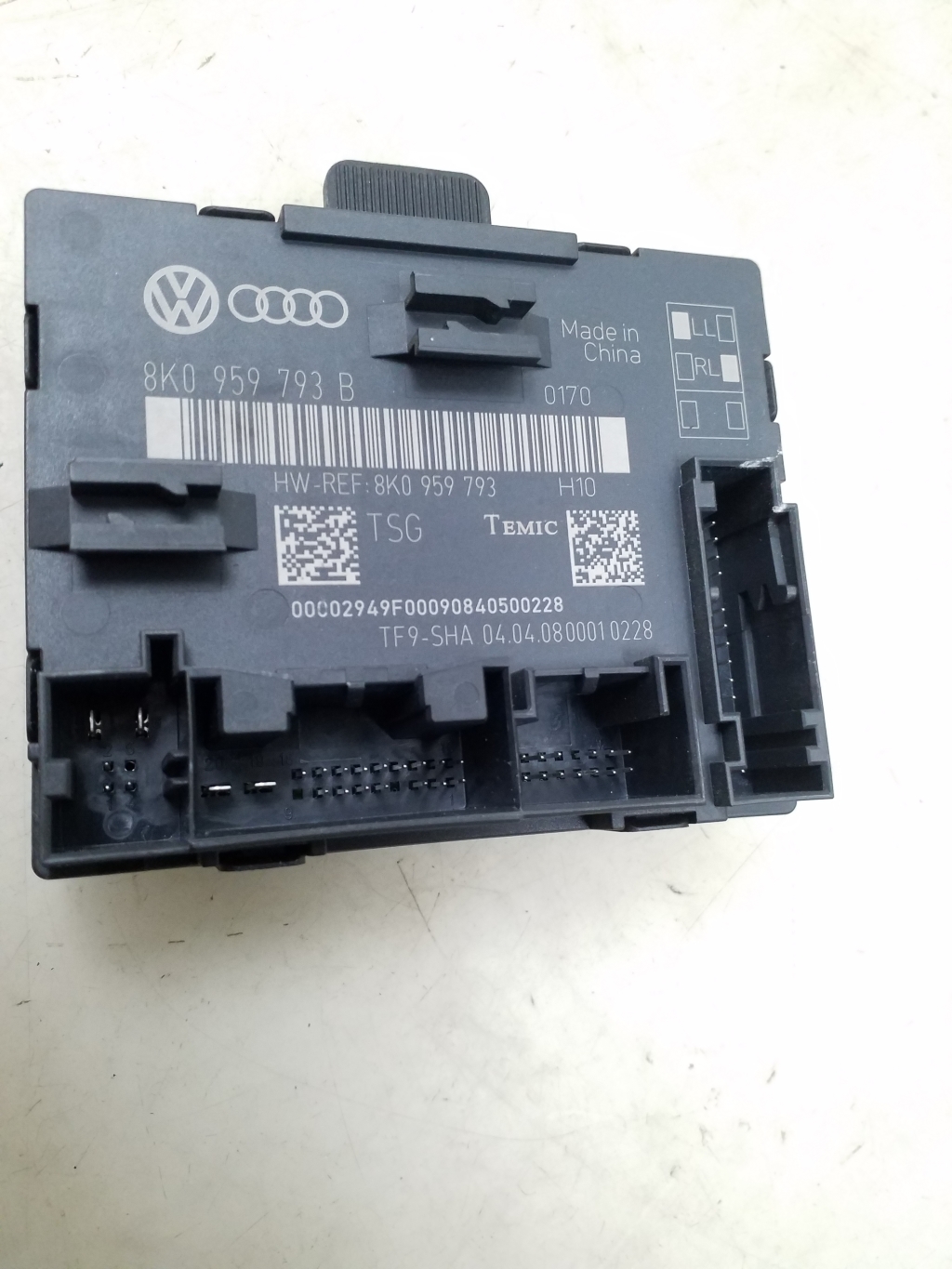 AUDI A4 B8/8K (2011-2016) Front høyre dørkontrollenhet 8K0959793B 24958235