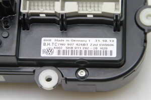 Volkswagen Passat B7 (2010–2014) Heater control panel 7N0907426BT - 4