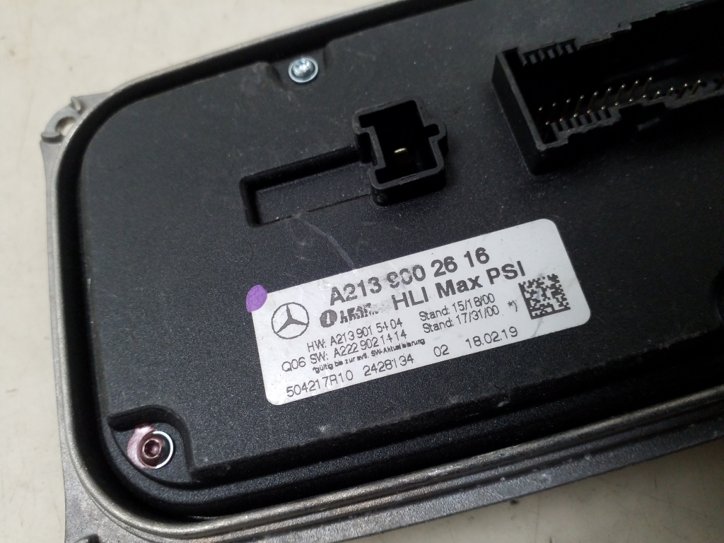 Used Mercedes Benz EClass Control unit for xenon headlights A2139002616