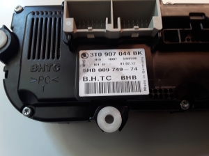 Skoda Octavia II (2004–2013) Heater control panel 3T0907044BK - 3