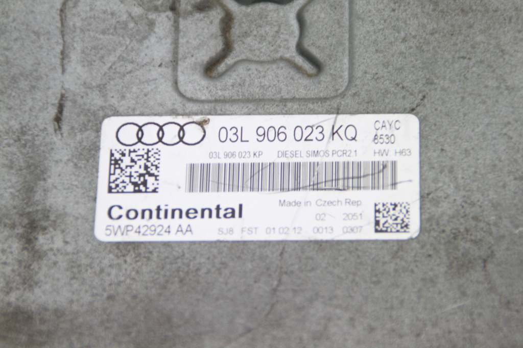 AUDI A1 8X (2010-2020) Moottorin ohjausyksikkö ECU 03L906023KQ,03L906023KP 24785389