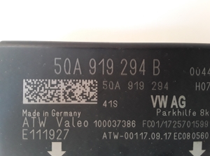 Volkswagen Golf VII (2012–2026) Parking system control unit 5QA919294B - 3