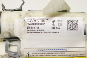 Skoda Superb (2008–2015) Jumta drošības spilvens 3T5880741 - 4