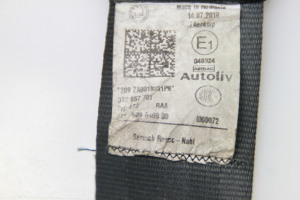 Skoda Superb (2008–2015) Sicherheitsgurt vorne 3T2857701 - 2