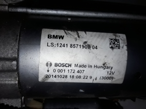BMW 1 SERIES F21 (2011–2017) Anlasser 857190503 - 3