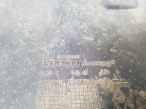 NISSAN Primastar X83 (2001–2014) Tagumine põhjakaitse 8200066570 - 3