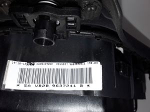 Peugeot 3008 (2009–2016) Stūres drošības spilvens 96845302ZE - 2