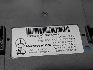 Mercedes Benz E-Class W213 (2017–2026) Control unit A2139005223 - 2