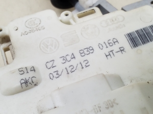 Volkswagen Passat B6 (2005–2010) Rear side door lock 3C4839016A - 2