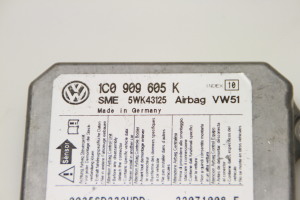 Volkswagen Polo IV (2001–2009) Airbagsteuergerät 1C0909605K - 2